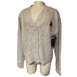 NEW Washington Huskies Colosseum Gray Button Up Soft Cardigan Women's M